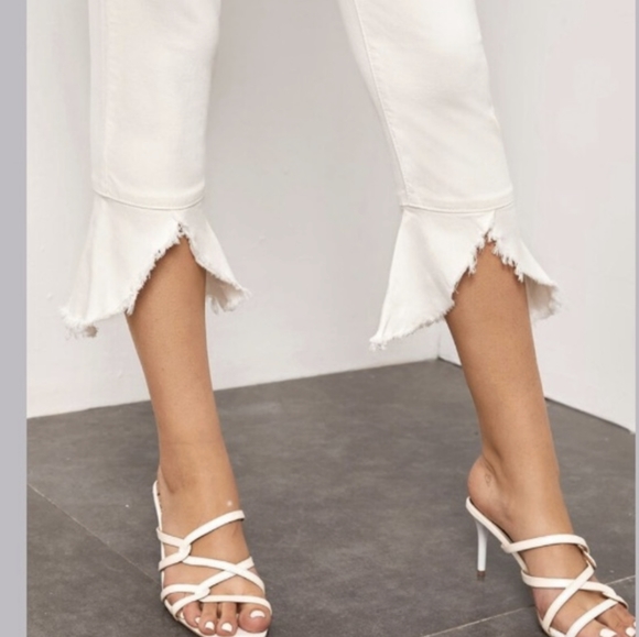 NWT For The Republic High Rise White Jeans - Picture 6 of 11